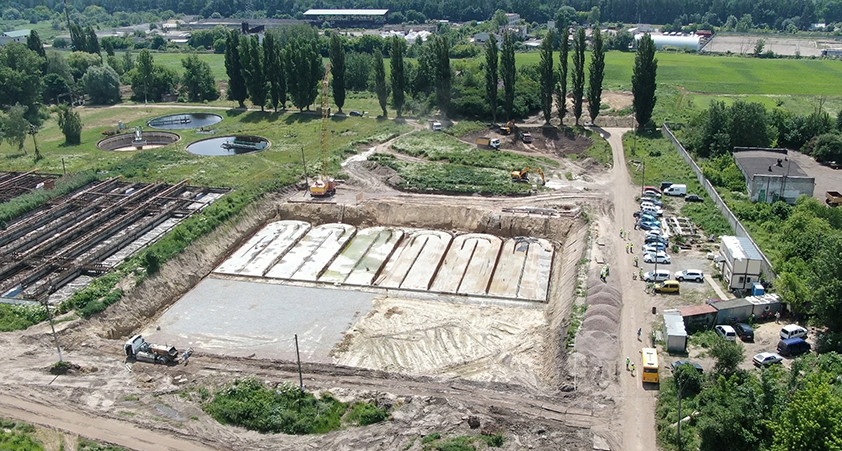 У Житомирі будують очисні споруди за найновішою для України технологією (фото)