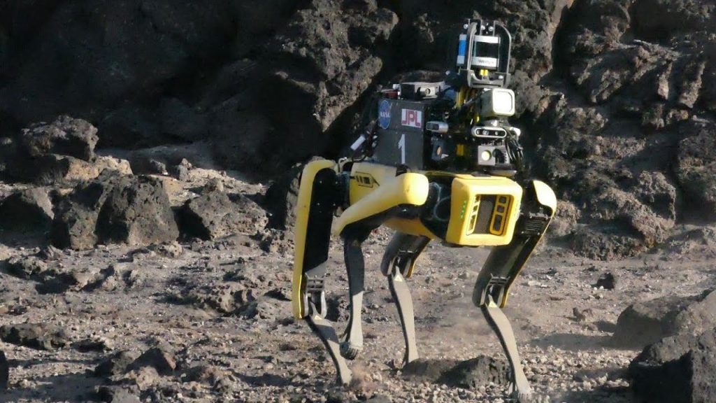 Mars Dog Au-Spot зі штучним інтелектом тренується досліджувати печери на Марсі