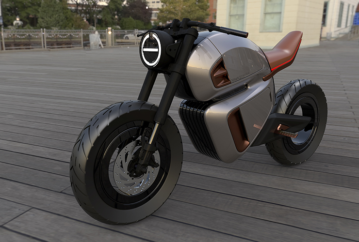 Перший у світі гібридний електричний мотоцикл із суперконденсатором