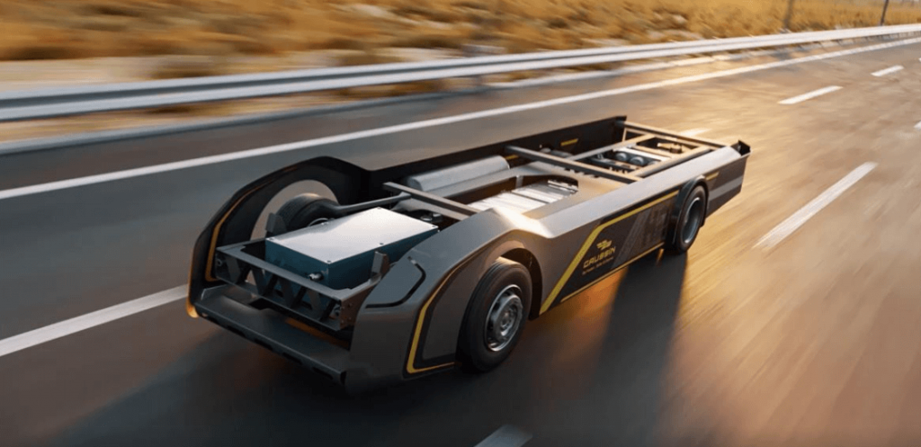 Французька компанія Gaussin представила 100% водневий чи електричний "скейтборд" для вантажних автомобілів